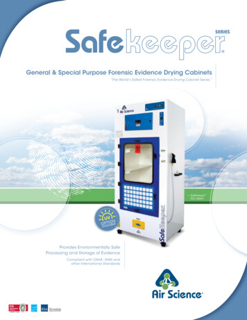 General & Special Purpose Forensic Evidence Drying Cabinets - Air Science