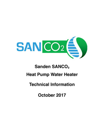 Sanden Sanc02 Technical-info 10-2017 - Amazon Web Services