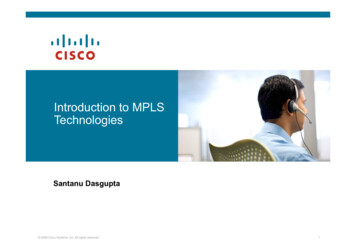 Introduction To MPLS Technologies - ISC