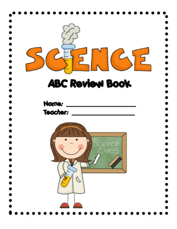 Science ABC Review Book Activity - Mclean.k12.ky.us