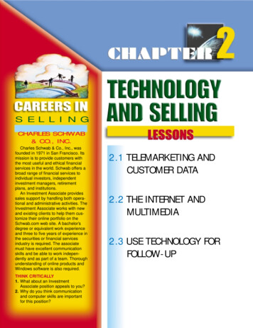 2.1 Telemarketing And Customer Data 2.2the Internet And Multimedia 2 .