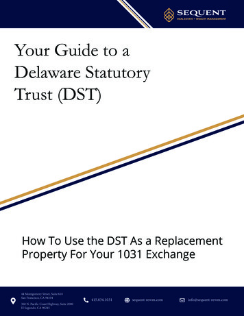 Your Guide To A Delaware Statutory Trust (DST)