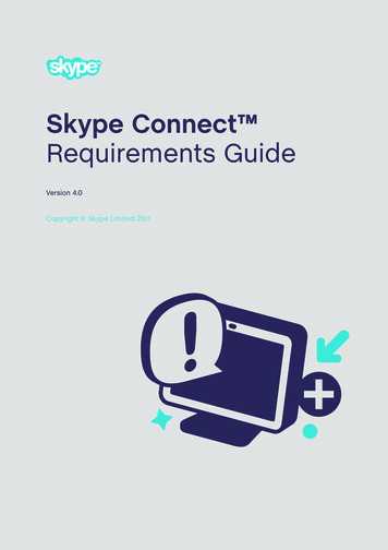 Skype Connect Requirements Guide