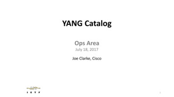 YANG Catalog - IETF