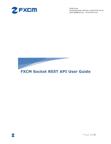 FXCM RESTful API User Guide