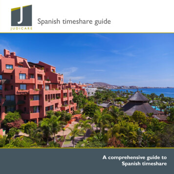 Spanish Timeshare Guide - Judicare