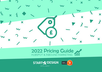 2022 Pricing Guide - StartaDesign
