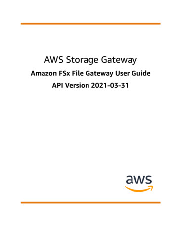 AWS Storage Gateway - Docs.aws.amazon 