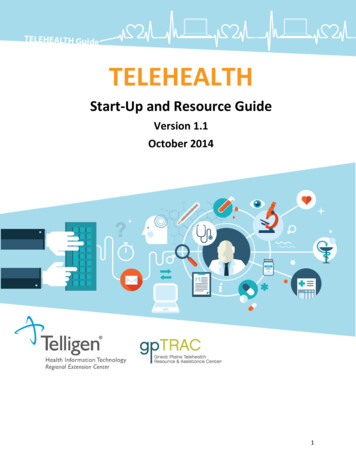 Telehealth Startup And Resource Guide - ONC