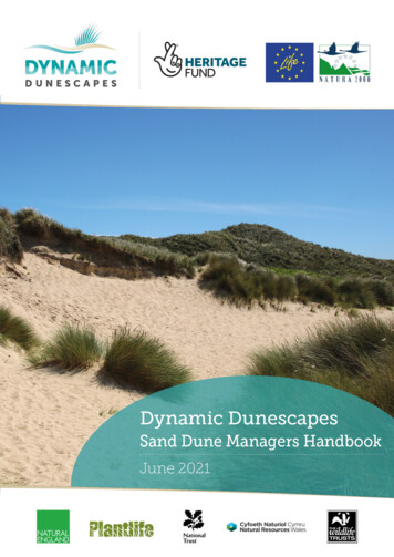THE SAND DUNE MANAGERS - Dynamic Dunescapes