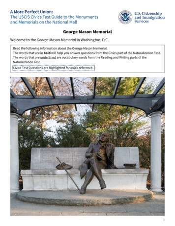 The George Mason Memorial - USCIS