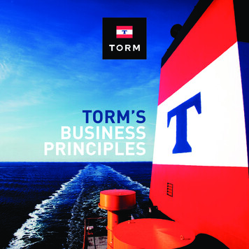 TORM Business Principles