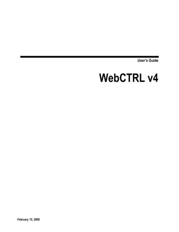 User's Guide WebCTRL V4 - Cypress Envirosystems
