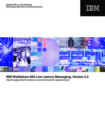 IBM WebSphere MQ Low Latency Messaging, Version 2