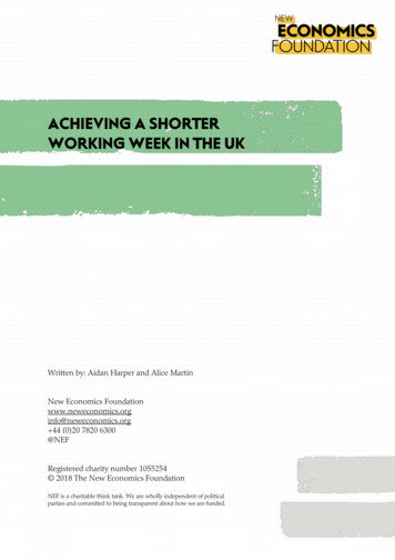 Achieving A Shorter Working Week In The Uk