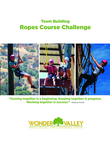 Team Building Ropes Course Challenge - Wondervalley 