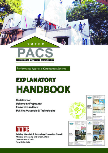 Explanatory Handbook - Bmtpc
