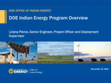 Doe Office Of Indian Energy