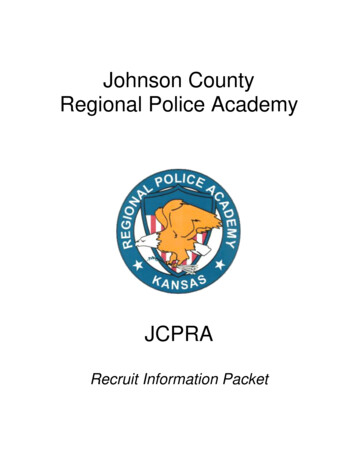 Johnson County Regional Police Academy - JCCC