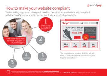 How To Make Your Website Compliant - Worldpay, Inc.