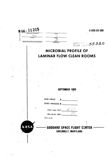 Laminar Flow Clean Rooms - Nasa
