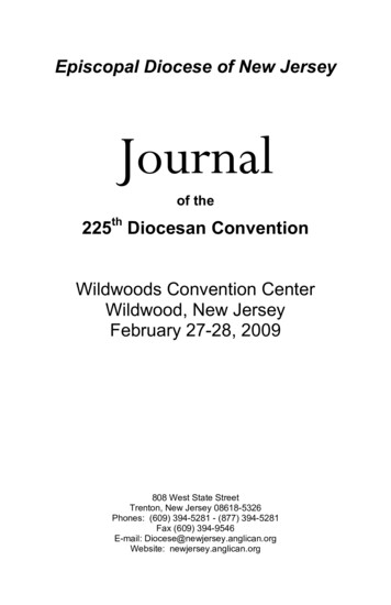 Episcopal Diocese Of New Jersey Journal - Amazon S3