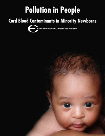 EWG Minority Cord Blood Report