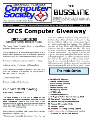 CFCS Computer Giveaway