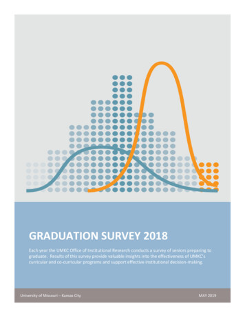 GRADUATION SURVEY 2018 - Data.umkc.edu