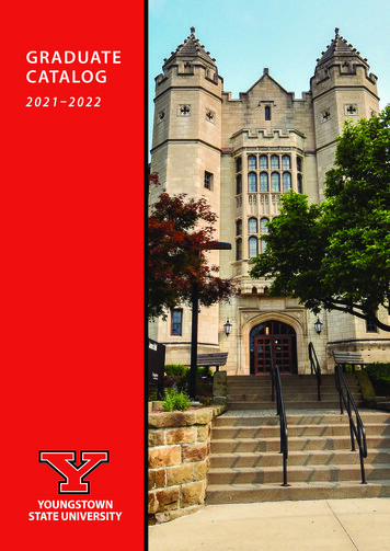 GRADUATE CATALOG - Youngstown State University