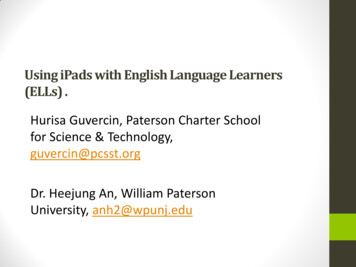 Using IPads With English Language Learners (ELLs)