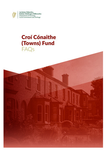 Croí Cónaithe (Towns) Fund FAQs