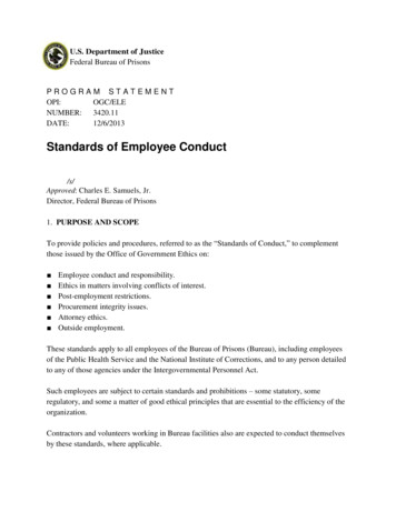 Standards Of Employee Conduct