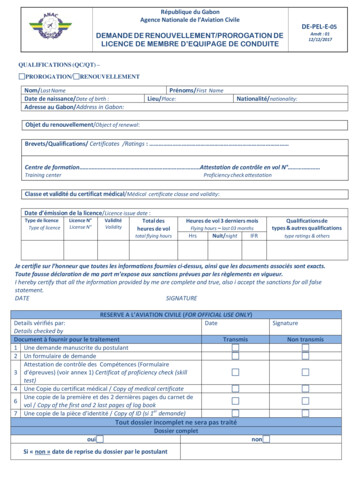 Form M-PEL-11 Formulaire DEMANDE DE RENOUVELLEMENT DE LICENCE PNT - ANAC