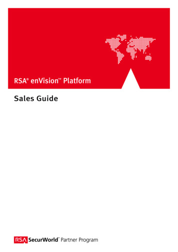 EnVision Platform Sales Guide - Lightspeed Pub