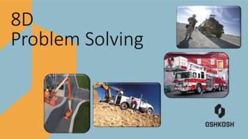 8D Problem Solving - Oshkosh Corporation