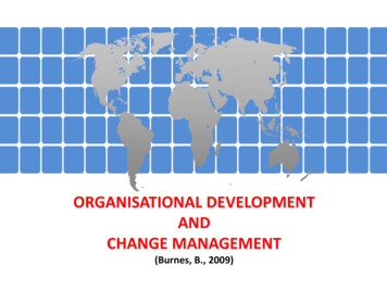 Organisational Development And Change Management