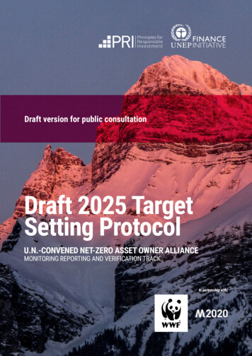 Draft 2025 Target Setting Protocol - Staging.unepfi 