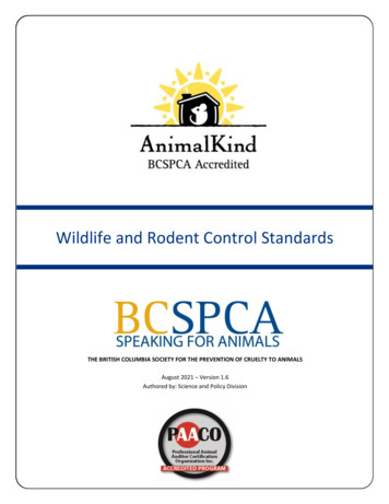 Wildlife And Rodent Control Standards - AnimalKind