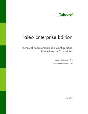 Taleo Enterprise Edition