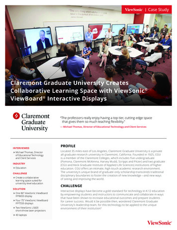 Claremont Graduate University Creates Collaborative Learning Space With .