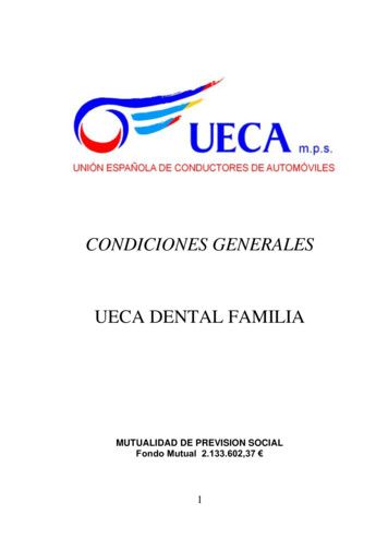 Condiciones Generales Ueca Dental Familia