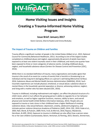 Creating A Trauma Informed HV Program Issue Brief