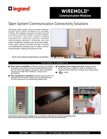 Open System Communication Connectivity Solutions