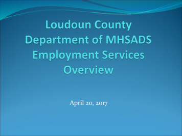 Overview Of Job Link Program - Loudoun County Public Schools