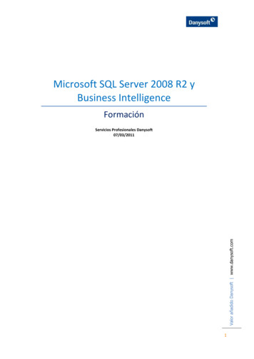 Microsoft SQL Server 2008 R2 Y Business Intelligence - Danysoft