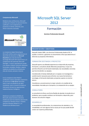 Microsoft SQL Server 2012 - Danysoft