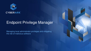 Endpoint Privilege Manager - ISC)2 East Bay Chapter