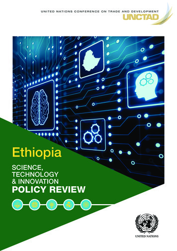Ethiopia SCIENCE, TECHNOLOGY & INNOVATION POLICY REVIEW - UNCTAD