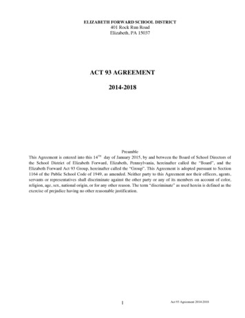 ACT 93 AGREEMENT 2014-2018 - PA Principals Association